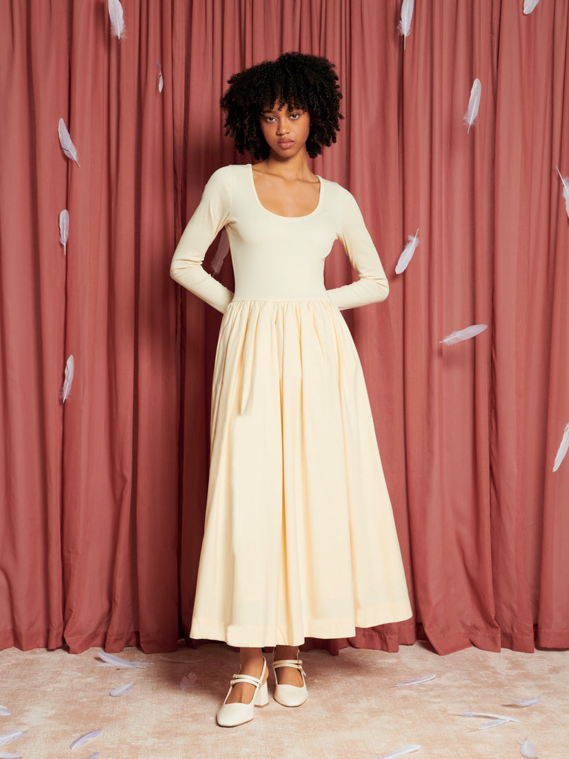 【英国発 Sister Jane】Darling stretch-jersey midi dress Darling Fitted Midi Dress – Sister Jane