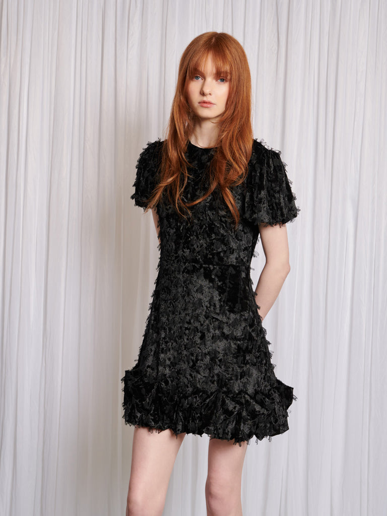Sister Jane Exclusives Amour Velour Mini Dress