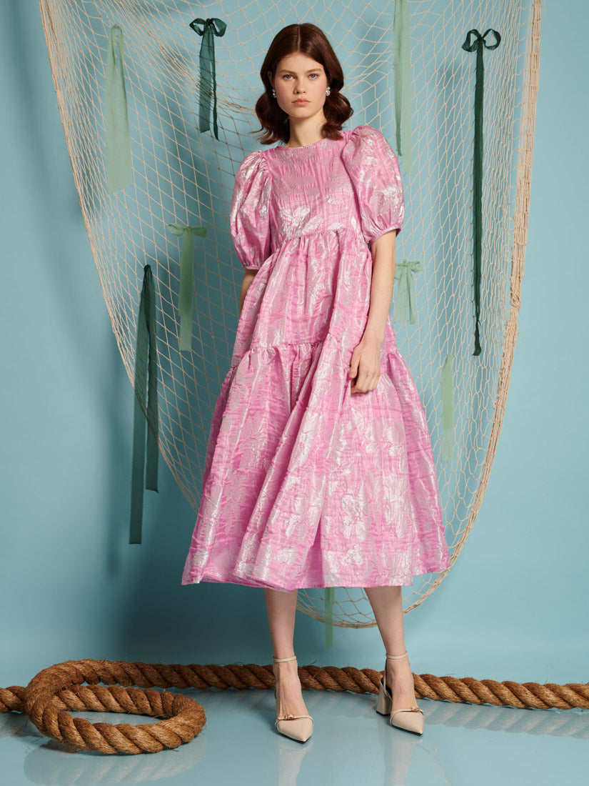 Ives Floral Midi Dress