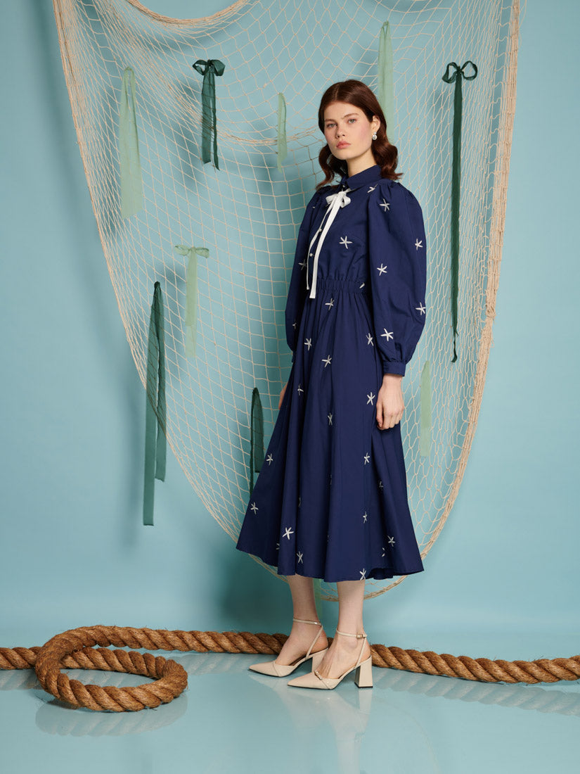 【sister jane】 オーシャンスター刺繍ドレス Ocean Star Embroidered Dress – Sister Jane