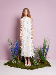 Snowdrop Bow Midi Dress