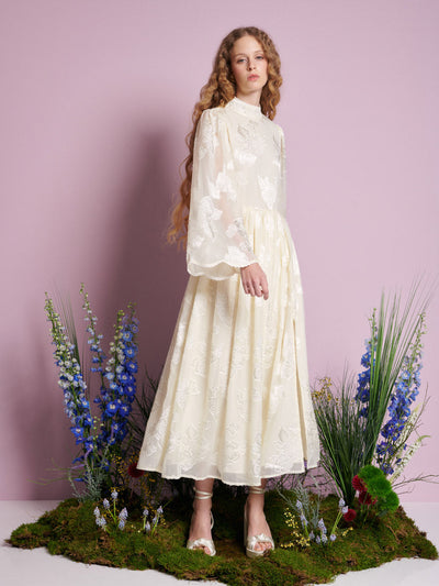 Dandelion Midi Dress Soft Cream / Z
