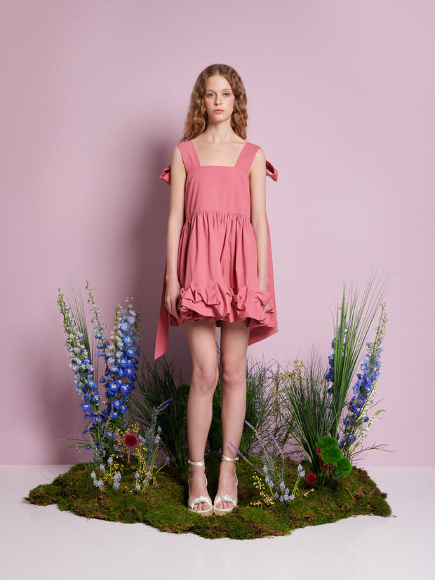 Magnolia Ruffle Mini Dress