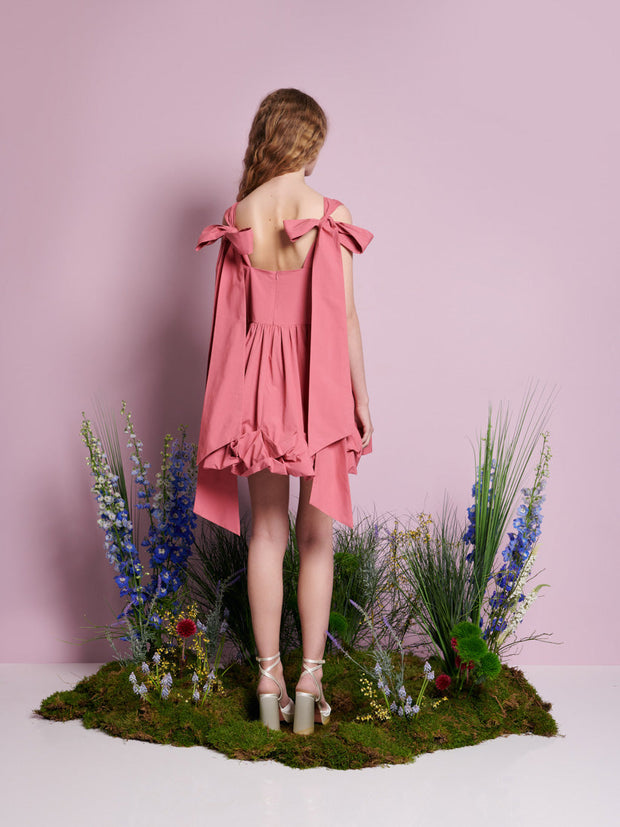 Magnolia Ruffle Mini Dress Raspberry Pink / Z