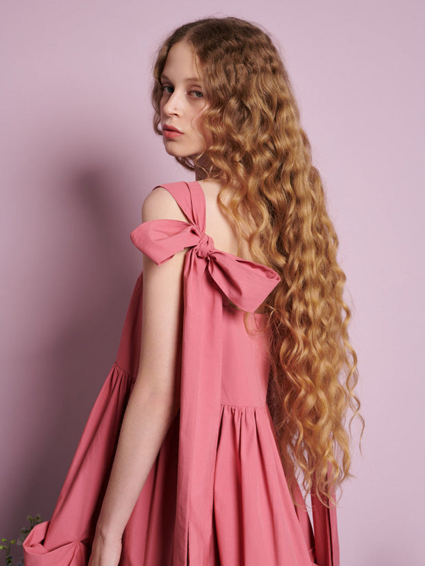Magnolia Ruffle Mini Dress Raspberry Pink / Z