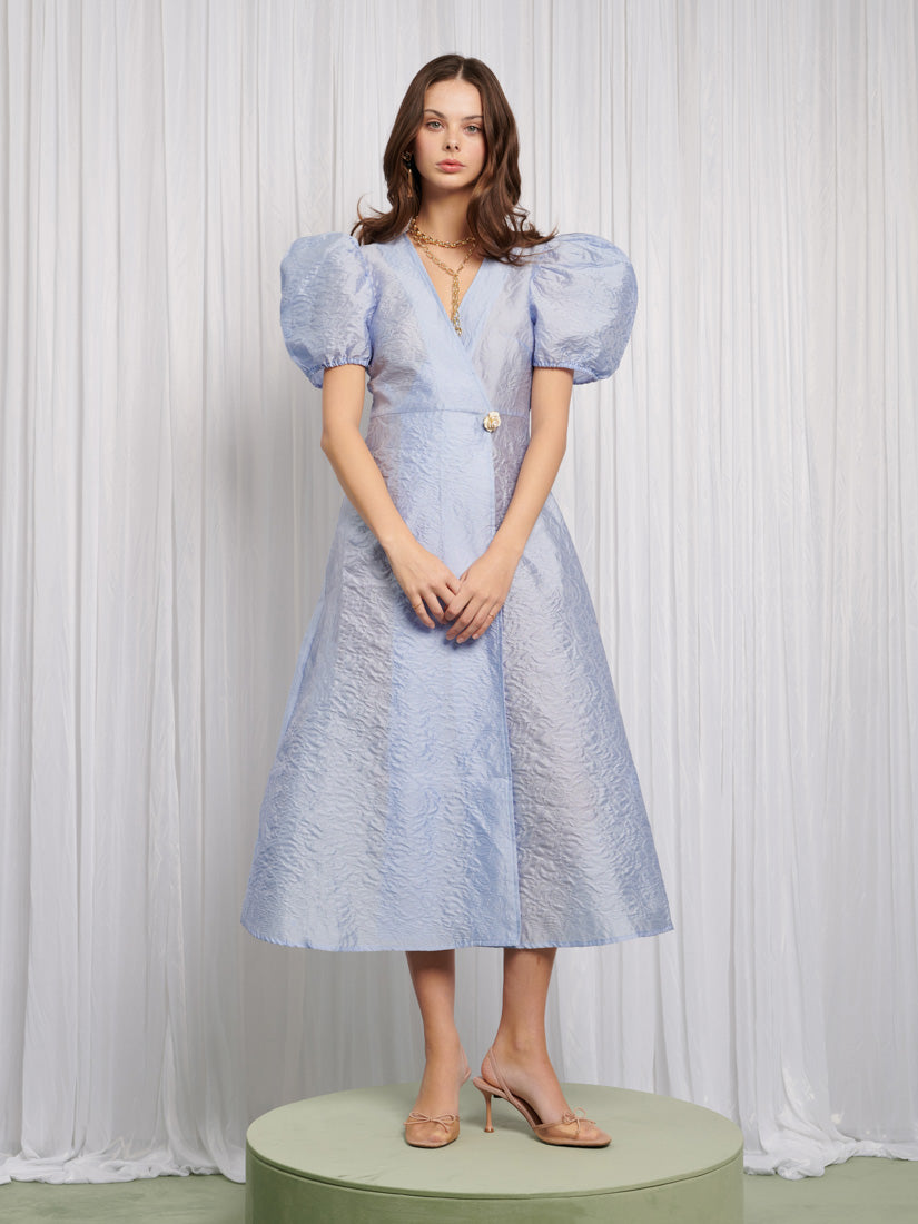 Guest Wrap Midi Dress