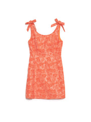 Neroli Bow Jacquard Mini Dress