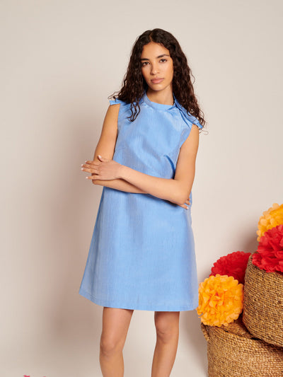 Cielo Mini Dress Ocean Blue / Z