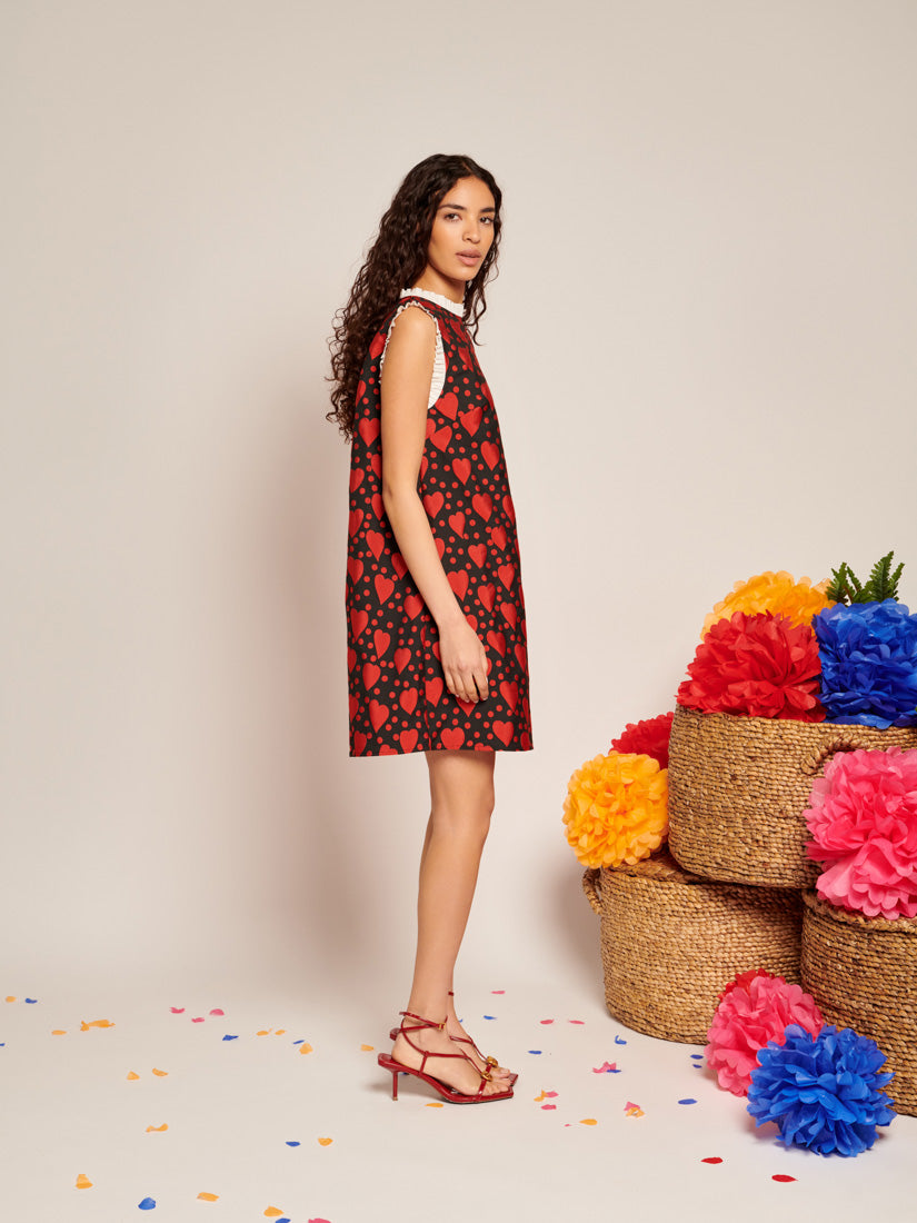 【Sister Jane】La Fiesta Mon Coeur ジャガード ハート ミニ Mon Coeur Jacquard Mini Dress – Sister Jane