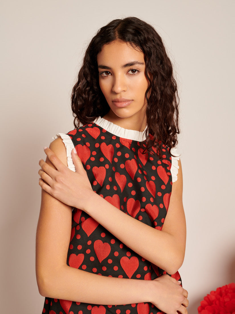 【Sister Jane】La Fiesta Mon Coeur ジャガード ハート ミニ Mon Coeur Jacquard Mini Dress – Sister Jane