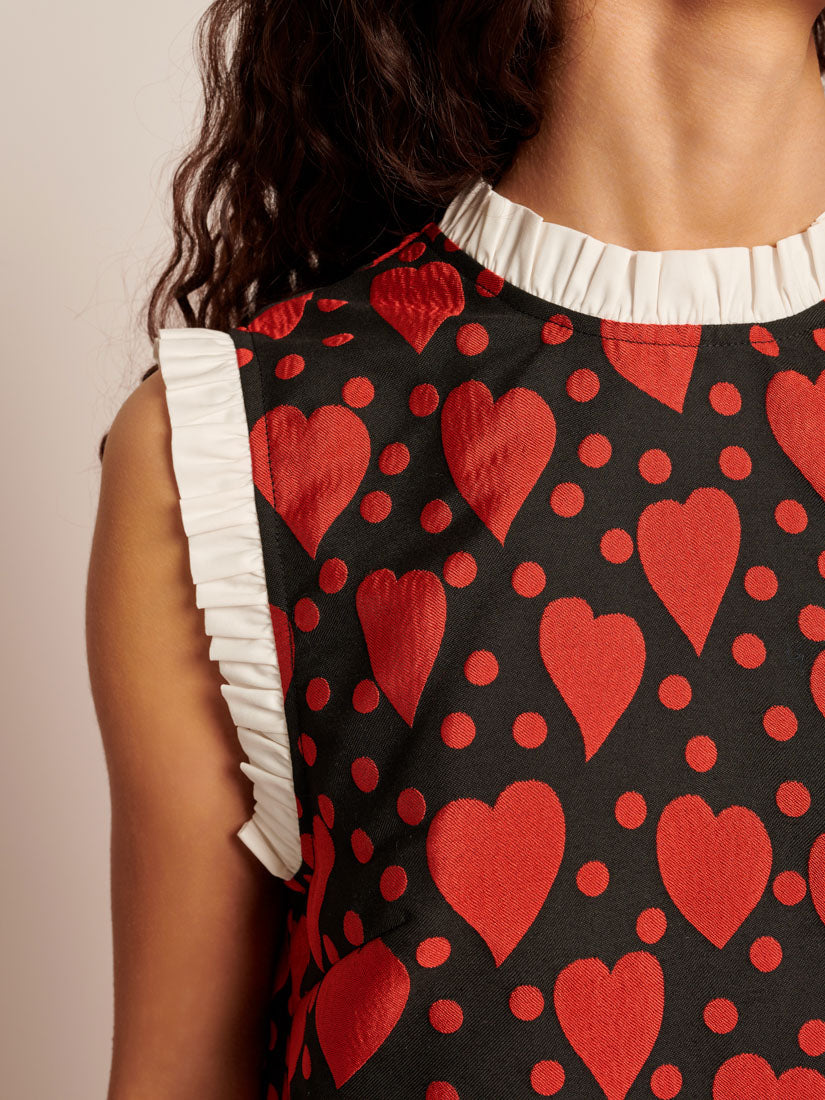 【Sister Jane】La Fiesta Mon Coeur ジャガード ハート ミニ Mon Coeur Jacquard Mini Dress – Sister Jane