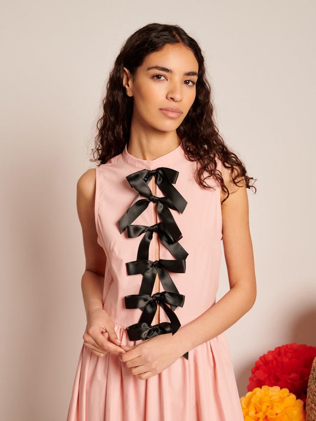 sister jane pink bow dress Sparkle Jacquard Bow Dress Sister Jane