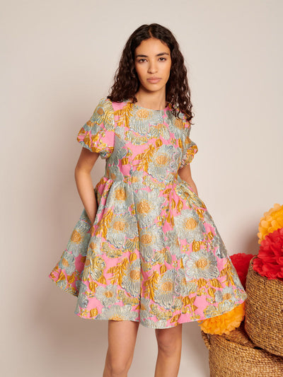 Alegria Jacquard Mini Dress Multi / Z