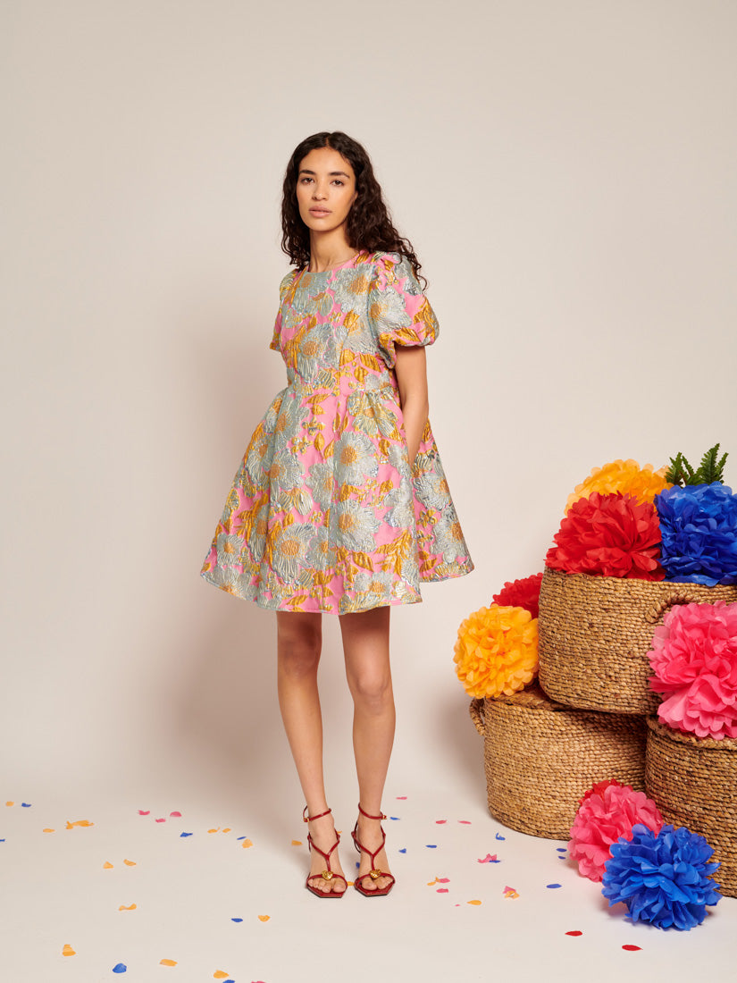 Alegria Jacquard Mini Dress – Sister Jane