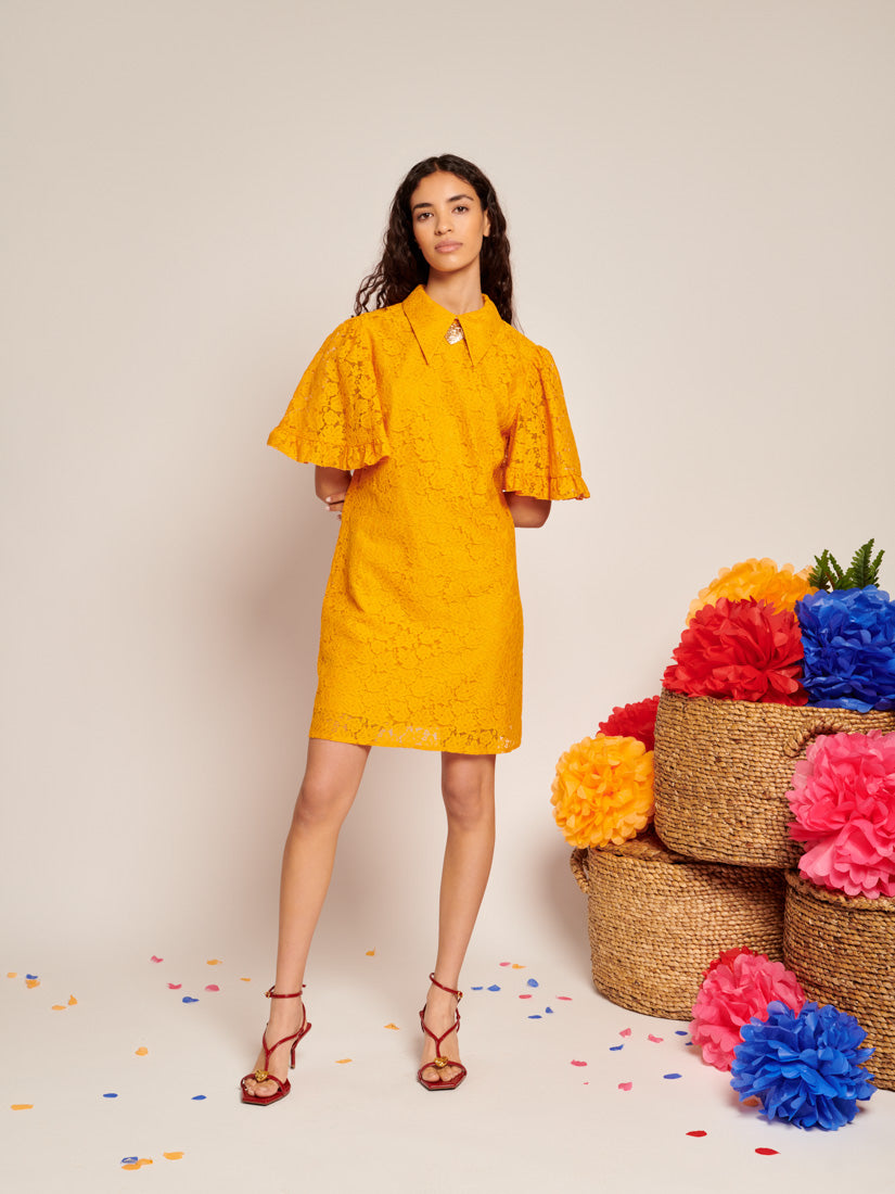 【Sister Jane】La Fiesta Fuego Lace レース ミニドレス Fuego Lace Mini Dress – Sister Jane