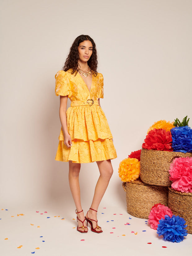 Sol Jacquard Mini Dress