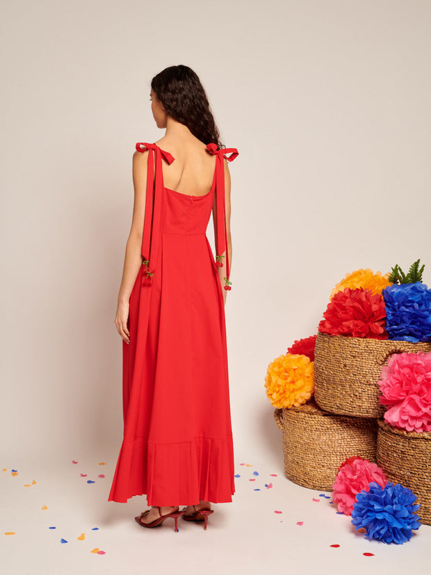 Carmen Maxi Dress Carmin Red / Z