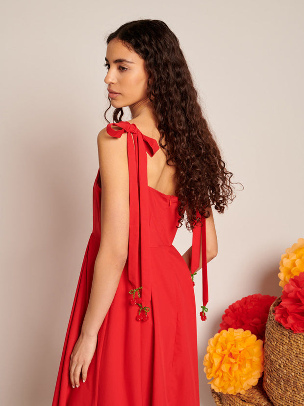 Carmen Maxi Dress Carmin Red / Z