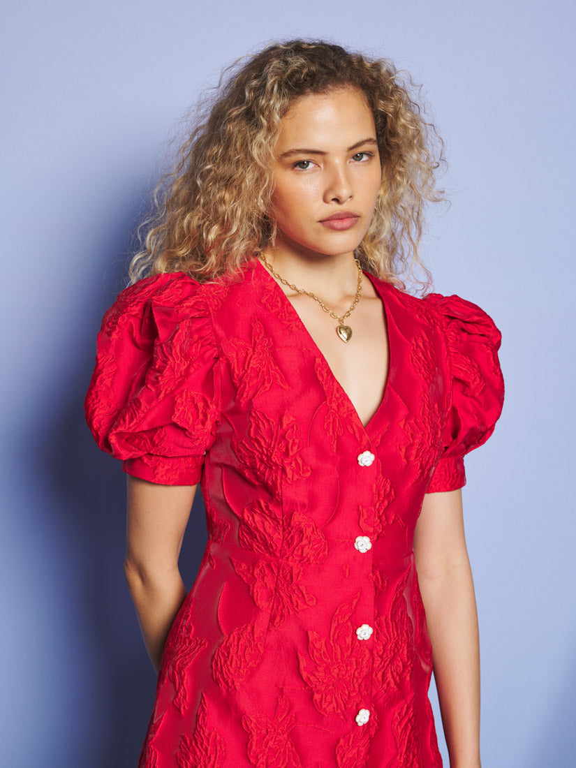 Tansy Jacquard Mini Dress – Sister Jane