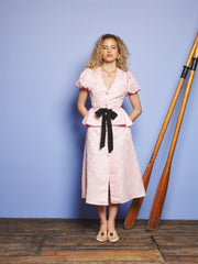 Hazel Jacquard Midi Dress