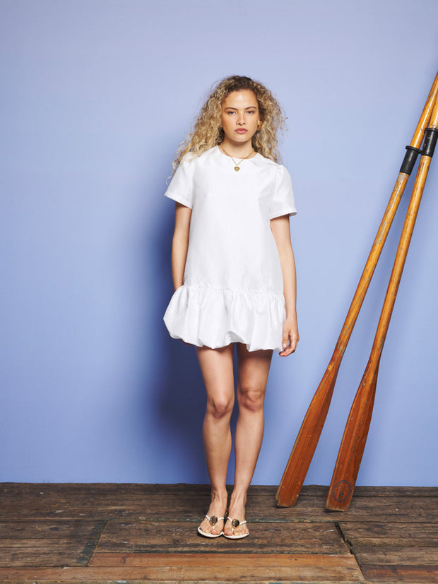 Crystal Clear Taffeta Mini Dress
