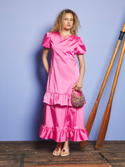 Sun Dappled Maxi Dress Hot Pink / Z
