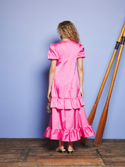 Sun Dappled Maxi Dress Hot Pink / Z