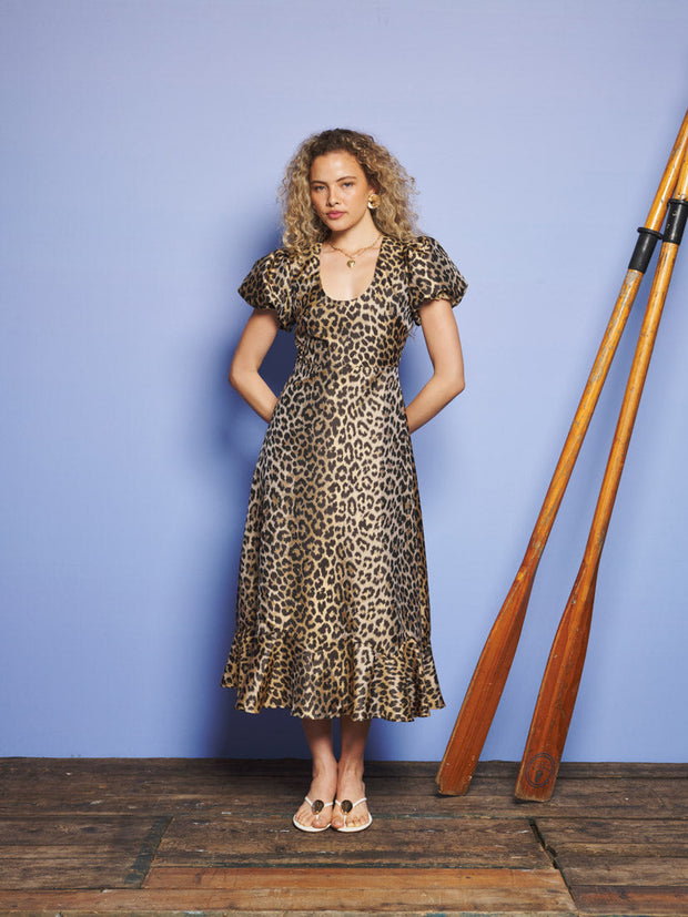 Brooke Jacquard Midi Dress