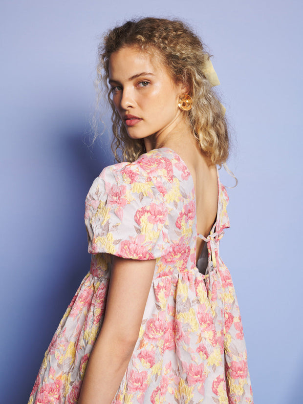 Echo's Jacquard Mini Dress Floral Multi / Z