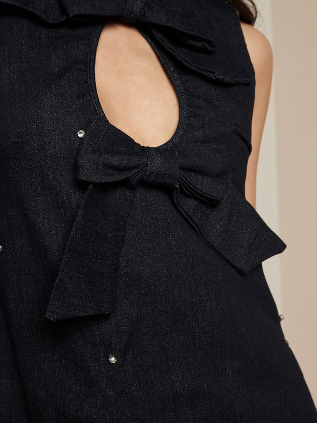 Curio Denim Mini Dress Dark Denim / Z