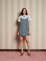 Chamber Tweed Check Mini Dress