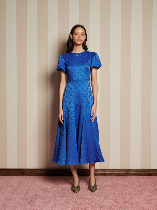 Oriel Jacquard Midi Dress