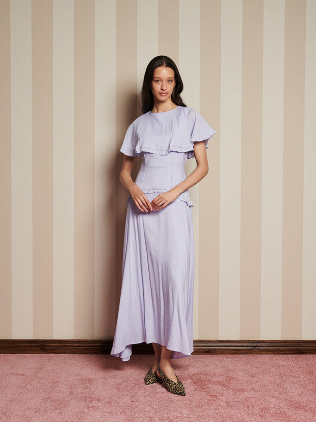 Heirloom Cape Maxi Dress