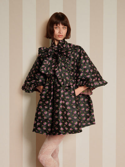 Canopy Jacquard Mini Dress
