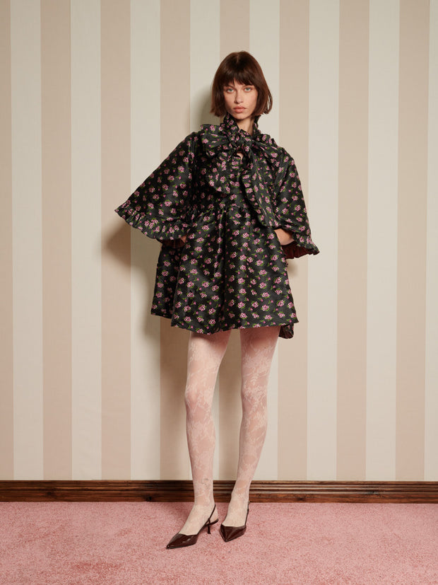 Canopy Jacquard Mini Dress