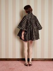 Canopy Jacquard Mini Dress