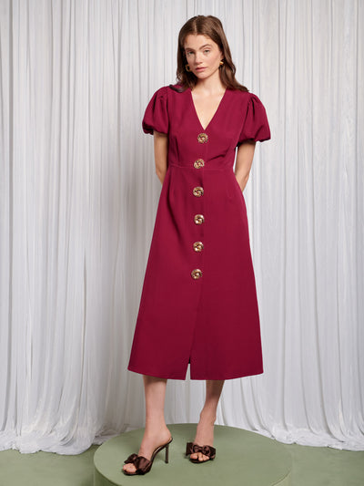 Sandy Swirl Midi Dress