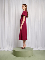 Sandy Swirl Midi Dress