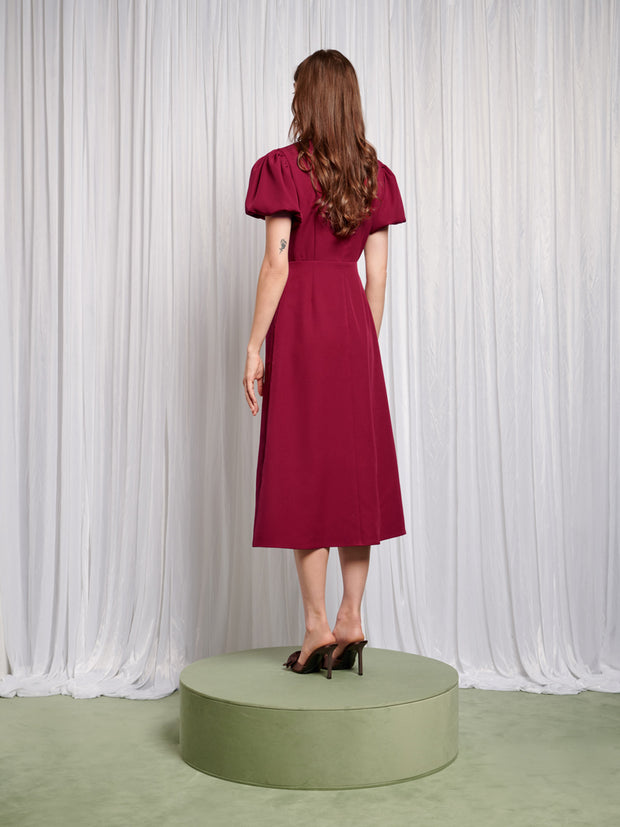 Sandy Swirl Midi Dress