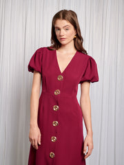 Sandy Swirl Midi Dress