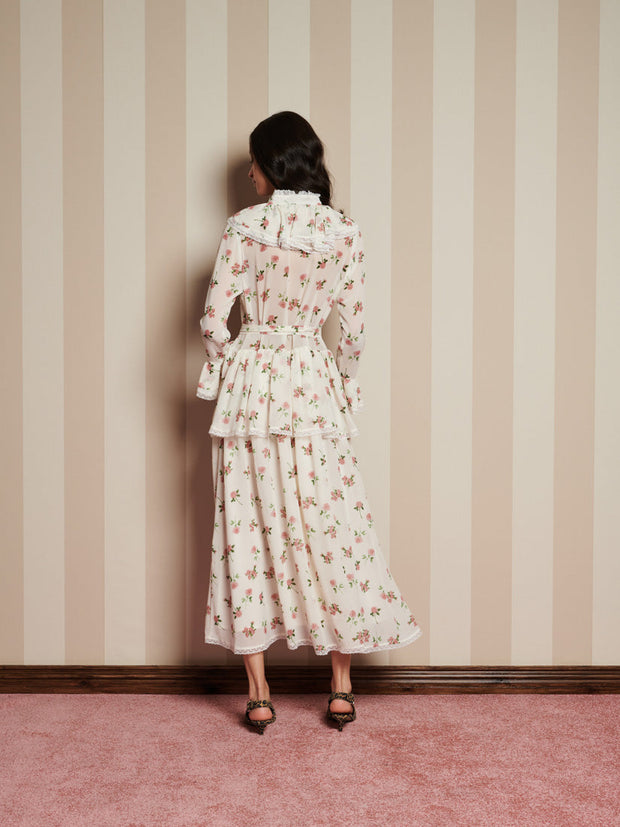 Bay Flora Maxi Dress Vintage Ivory / Z
