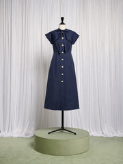 Bibi Bib Collar Midi Dress