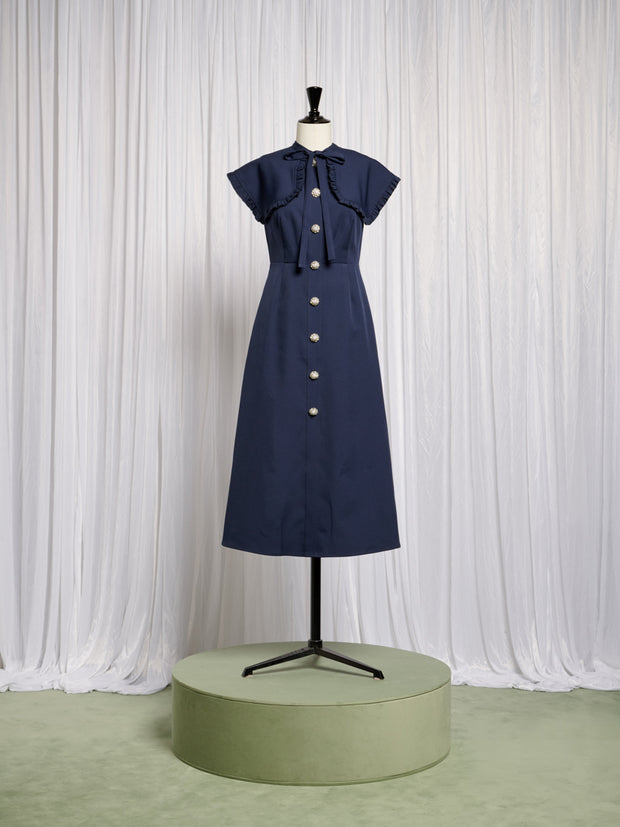 Bibi Bib Collar Midi Dress