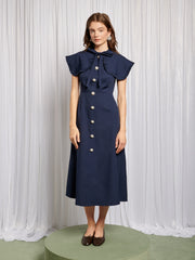 Bibi Bib Collar Midi Dress