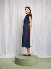 Bibi Bib Collar Midi Dress