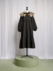 Eleanor Removable Collar Maxi Dress