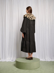Eleanor Removable Collar Maxi Dress