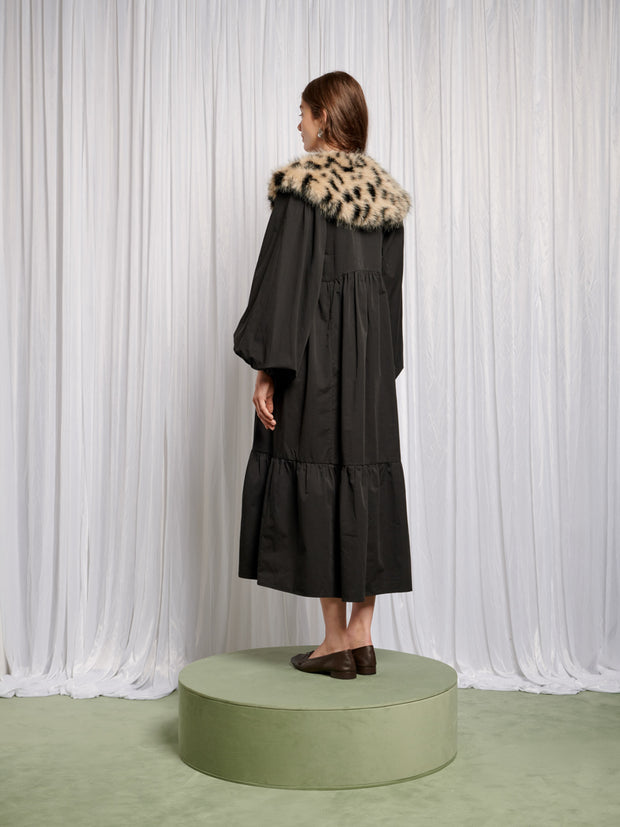Eleanor Removable Collar Maxi Dress