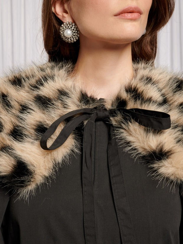 Eleanor Removable Collar Maxi Dress