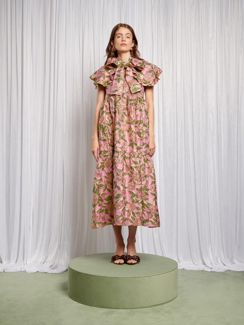 Abbey Maxi Jacquard Dress – Sister Jane